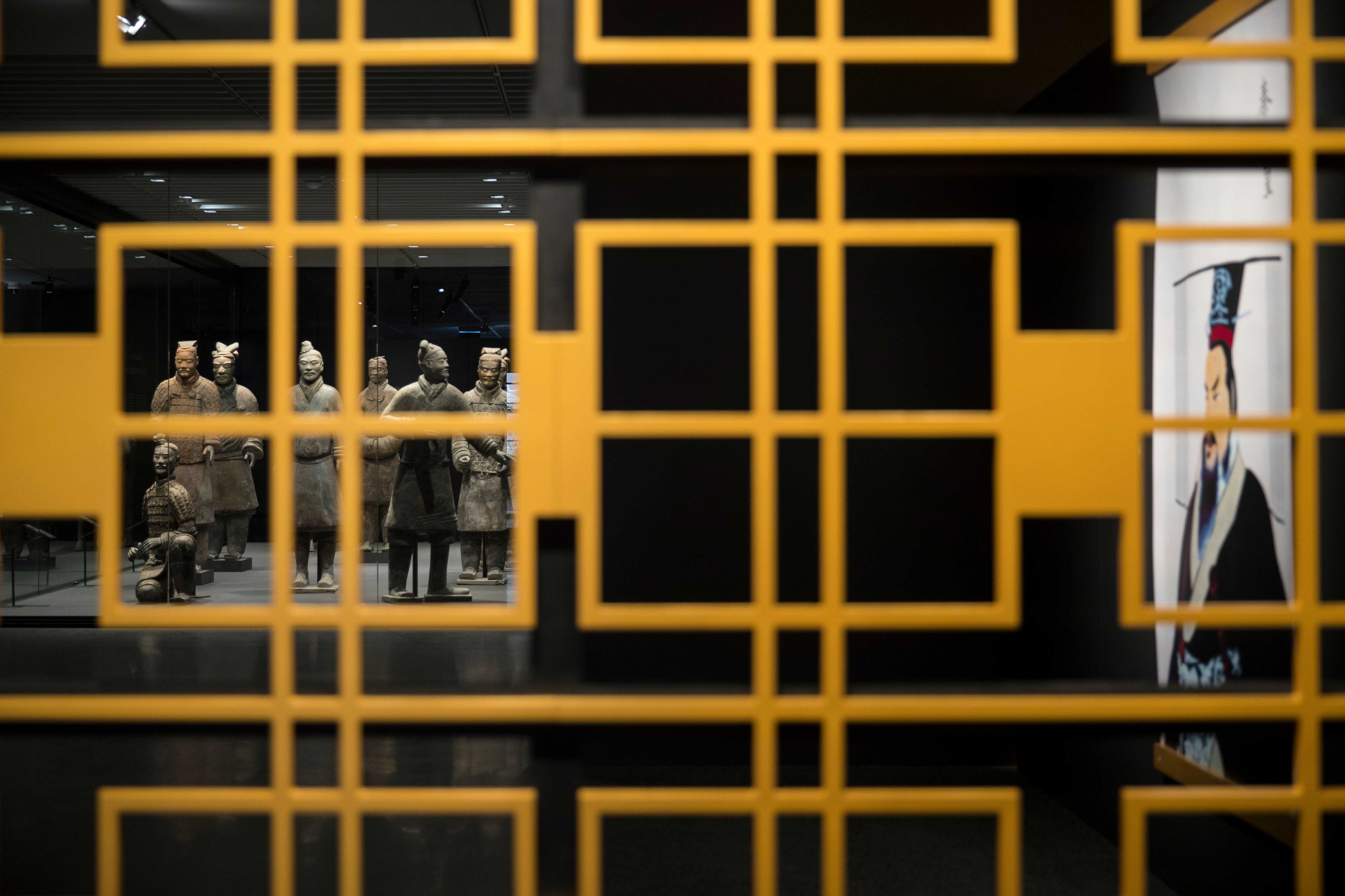 A person holding a camera